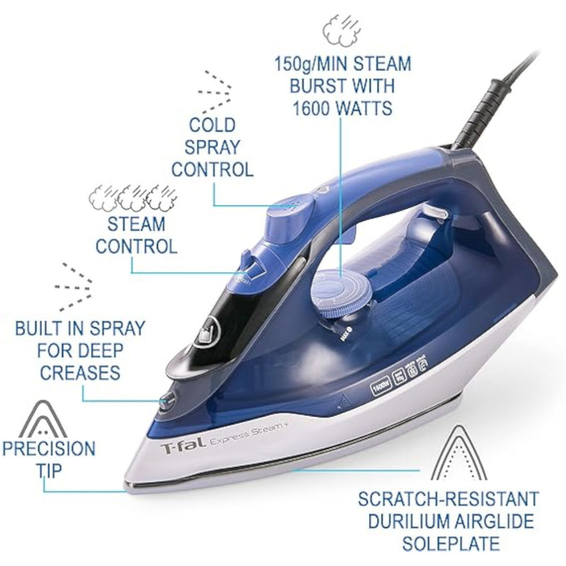 Plancha de vapor para prendas T-FAL Express - FV2886U0 