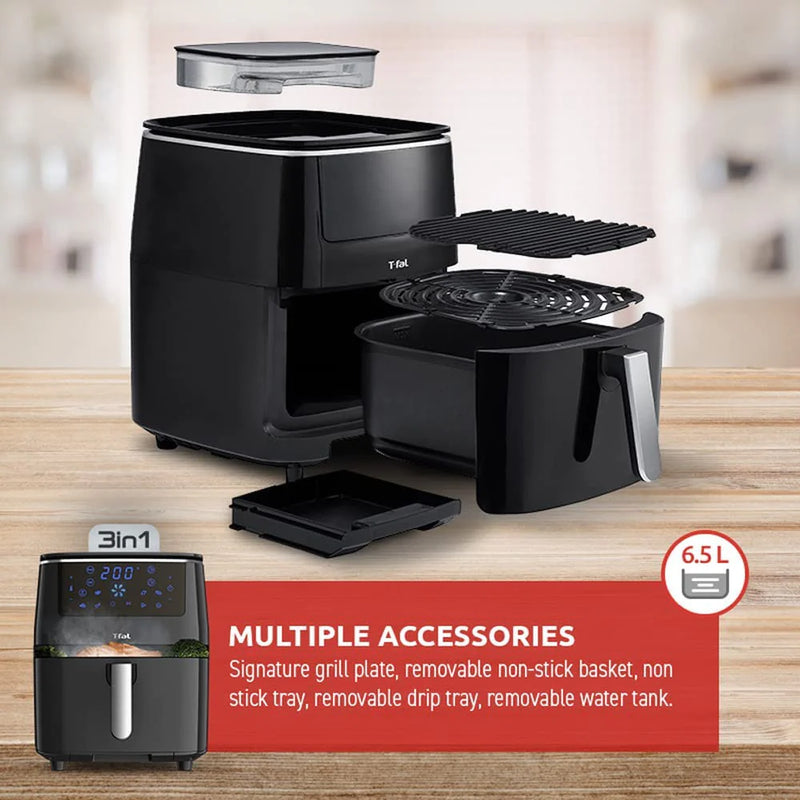 T-FAL Easy Fry Grill & Steam 3in1 XXL Air Fryer - Blemished package with full warranty - FW201850