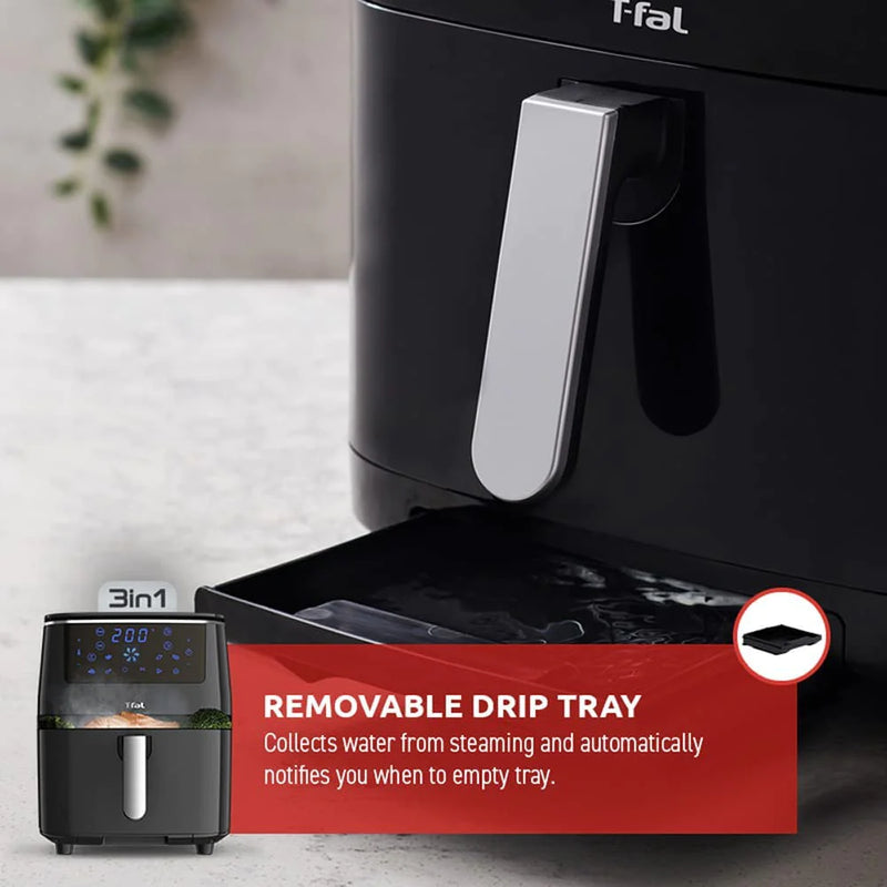 T-FAL Easy Fry Grill & Steam 3in1 XXL Air Fryer - Blemished package with full warranty - FW201850