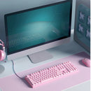 Teclado mecánico para juegos AUKEY - Rosa - KM-G15 