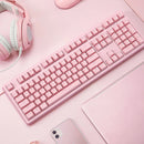 Teclado mecánico para juegos AUKEY - Rosa - KM-G15 