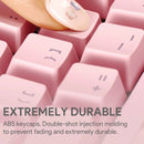 Teclado mecánico para juegos AUKEY - Rosa - KM-G15 