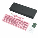 Teclado mecánico para juegos AUKEY - Rosa - KM-G15 