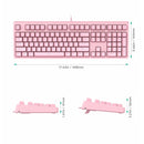 Teclado mecánico para juegos AUKEY - Rosa - KM-G15 