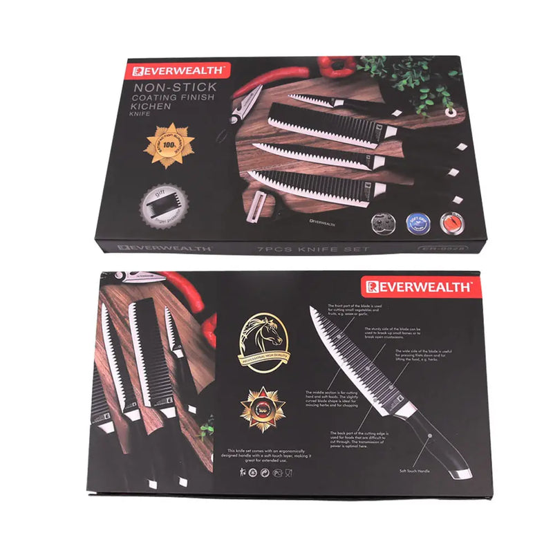 EVERWEALTH 7-Piece Kitchen Knife Set - ER-0528