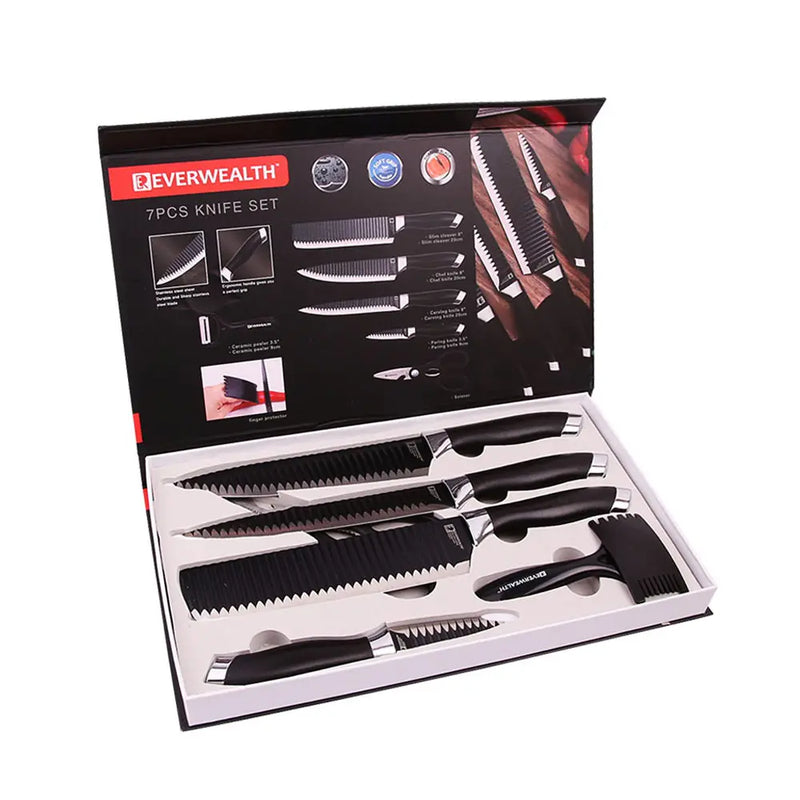 EVERWEALTH 7-Piece Kitchen Knife Set - ER-0528