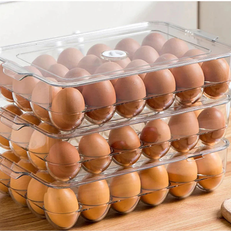 HOME AESTHETICS 24pc Egg Holder with Lid- HA-5161