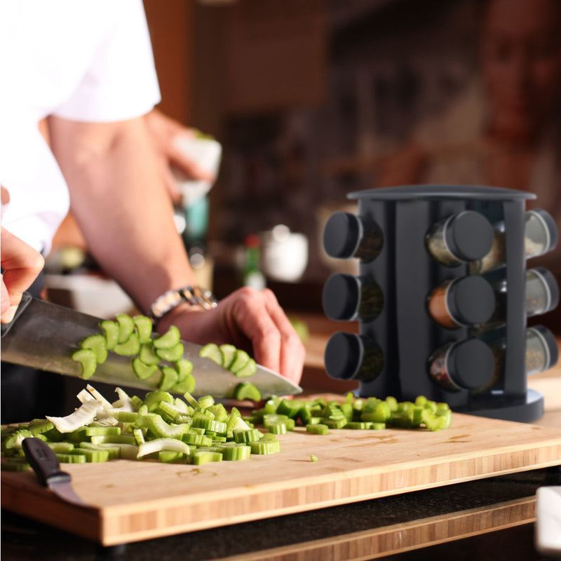 HOME AESTHETICS HA-5413 Rotating Seasoning Jar & Rack