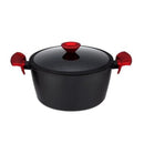 HAMILTON BEACH HAW108 2.5QT Aluminum Dutch Oven With Glass Lid