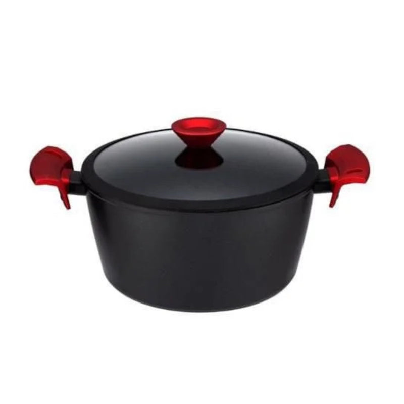 HAMILTON BEACH HAW108 2.5QT Aluminum Dutch Oven With Glass Lid