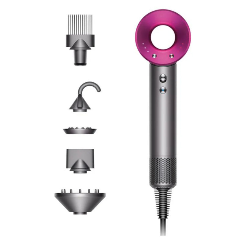 Sèche-cheveux Supersonic HD07 de DYSON Official Outlet Fer+Fuchsia - Reconditionné (Excellent) avec garantie Dyson