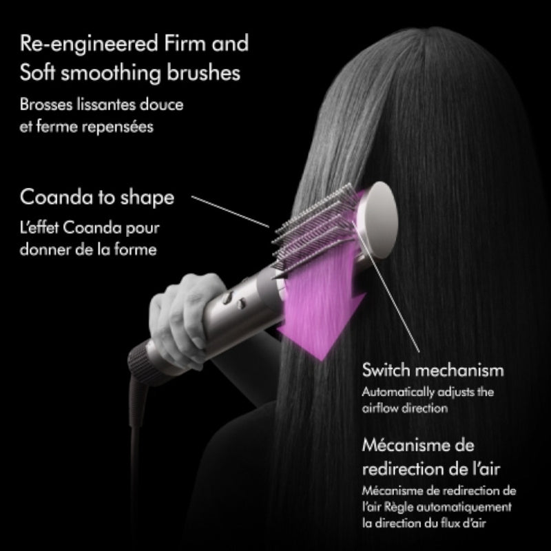 DYSON OFFICIAL OUTLET Airwrap Complete Long Barrel Strawberry & Bronze- Dyson Refurbished (Excellent) with 1 year warranty