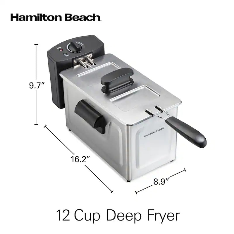 HAMILTON BEACH 35032 12 Cup Deep Fryer