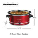 HAMILTON BEACH 8 Quart Slow Cooker - 33184
