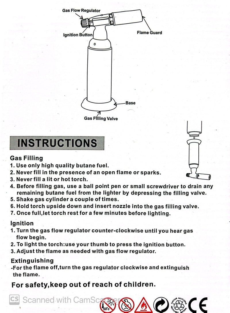 Soul Prime Professional Dual Flame Torch -926