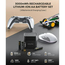 IMUTO TF-CD-009LDC Rechargeable AA Lithium Battery with Fast Charger 8 Pack