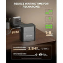 IMUTO TF-CD-009LDC Rechargeable AA Lithium Battery with Fast Charger 8 Pack