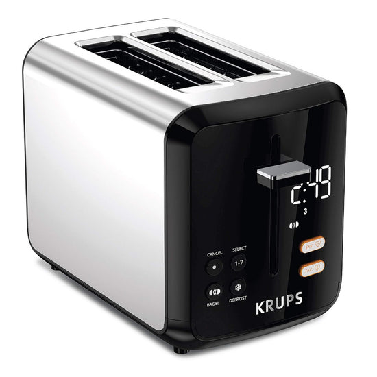 KRUPS KH320D50 My Memory 2 Slice Digital Stainless Steel Toaster