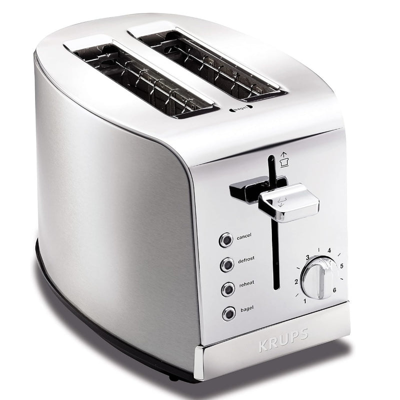 KRUPS KH732D51 2 slice Stainless Steel Toaster