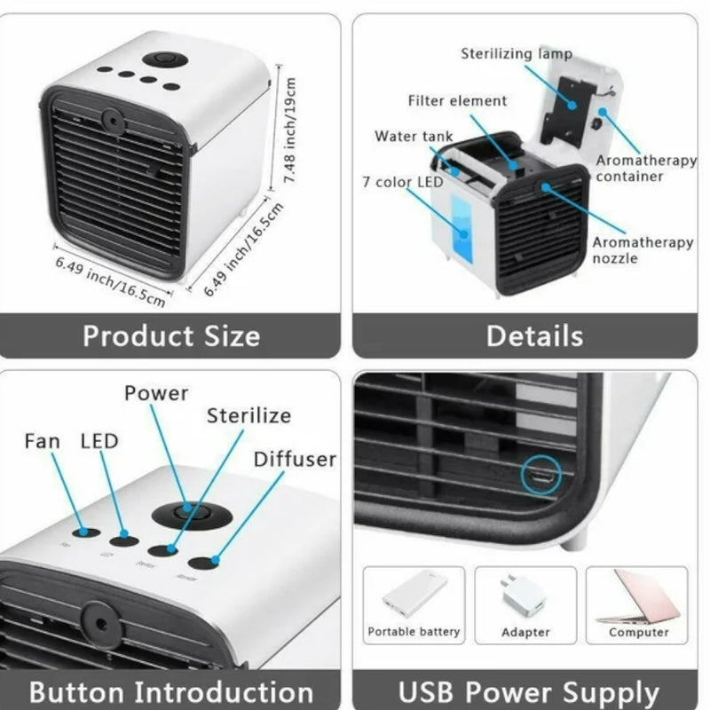 Climatiseur portable CHILLY AIR pour la maison et l'automobile Dissipateur de chaleur Ice-KLW023A