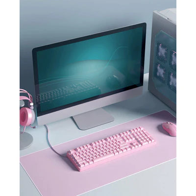 AUKEY Mechanical Gaming Keyboard - Pink- KM-G15