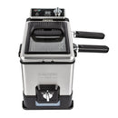 KALORIK KPROFT42777 Pro 4.2 Quart Triple-Basket Deep Fryer with Oil Filtration