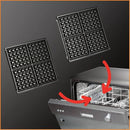 KRUPS Belgian Waffle Maker, Waffle Maker with Removable Plates, 4 Slices, Black and Silver Blemished package with full warranty-GQ502D51