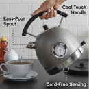 WEST BEND KTWBRTGR13 1.7L Retro Style Stainless Steel Electric Kettle