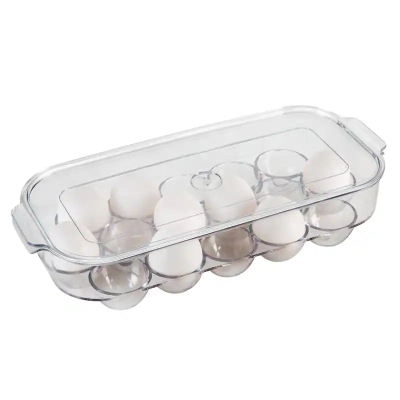 HOME AESTHETICS 16pc Egg Holder with Lid-HA-5160