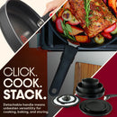 T-FAL L242S884 Ingenio Expertise Cookware 8 Piece Set Black