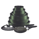 T-FAL L819SE64 Ingenio Expertise Cookware 14 Piece Set Green