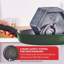 T-FAL L819SE64 Ingenio Expertise Cookware 14 Piece Set Green