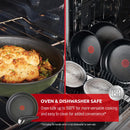 T-FAL L819SE64 Ingenio Expertise Cookware 14 Piece Set Green