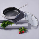 LAGOSTINA L930040528M Resist Clad Stainless Steel 28 cm Sauté Pan