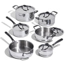 LAGOSTINA L967613611 11 Piece 7 Ply Clad Stainless Steel Cookware Set - Blemished package with full warranty
