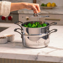 LAGOSTINA L967613611 11 Piece 7 Ply Clad Stainless Steel Cookware Set - Blemished package with full warranty