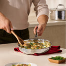LAGOSTINA L996612612 Artigiano 12 PC 3 Ply Clad Hammered Stainless Steel Cookware Set
