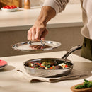 LAGOSTINA L996612612 Artigiano 12 PC 3 Ply Clad Hammered Stainless Steel Cookware Set