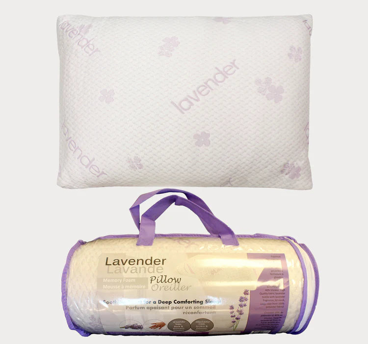 HOME AESTHETICS Lavender Memory Foam Pillow - HA-1312