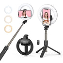 MPOW LED Ring Light with Selfie Tripod Stand & Phone Holder-PA213A