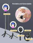 MPOW LED Ring Light with Selfie Tripod Stand & Phone Holder-PA213A