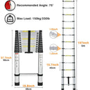 EFAN MS-500 Telescopic Aluminum Ladder 5m/16.5 FT