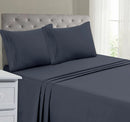Solid 4pc Bamboo Sheet Set Assorted-9900