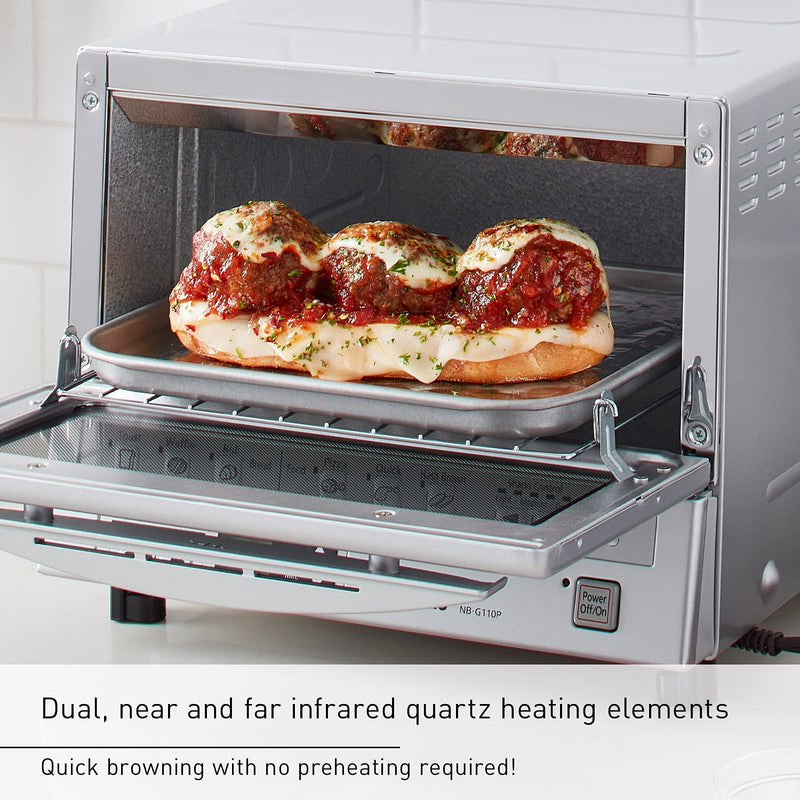 PANASONIC FlashXpress Double Infrared Toaster Oven - Refurbished with Home Essentials warranty - NB-G110P