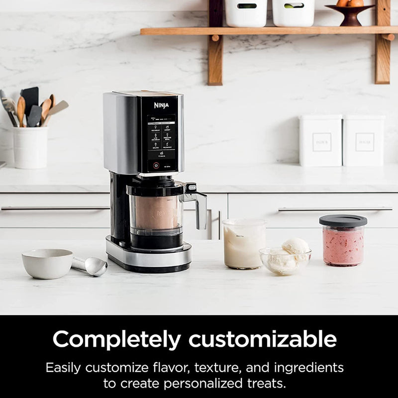 NINJA NC301C CREAMi Ice Cream Maker - Factory serviced with Home Essentials warranty