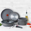 T-FAL P2019052 Ingenio Ceramic Cookware Set with Detachable Handle 7 PC - Blemished package with full warranty
