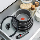 T-FAL P2019052 Ingenio Ceramic Cookware Set with Detachable Handle 7 PC - Blemished package with full warranty