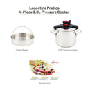 LAGOSTINA P4500740 Pratica 6L Pressure Cooker