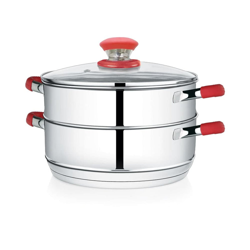 PREMIER Stainless Steel 2 Tier Steamer 24cm