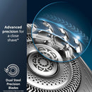 PHILIPS S9982/50 Electric Shaver Series 9000, Wet & Dry Electric with Dual SteelPrecision Blades